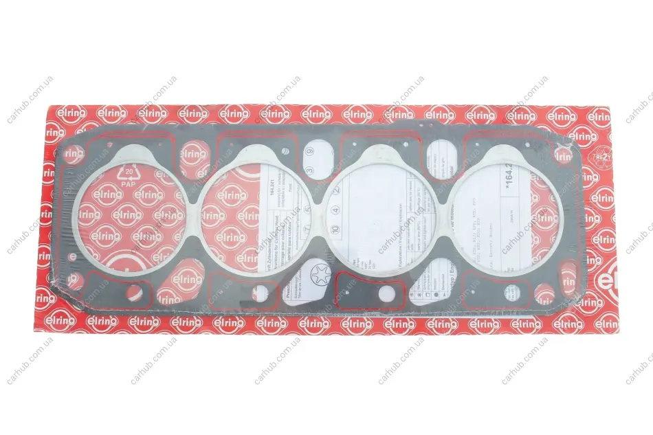 Прокладка ГБЦ Ford Fiesta/Escort/Mazda 121 1.8D/TD 92-03 (2 метки) (1.36mm) ELRING 164.241 (фото 1)