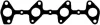 Прокладка випускного колектора TOYOTA 4 RUNNER II, 4 RUNNER III, GRANVIA, HILUX VII, LAND CRUISER, LAND CRUISER 90, LAND CRUISER PRADO 3.0D 05.93-09.15 ELRING 197010 (фото 1)