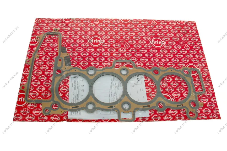 Прокладка ГБЦ (товщина: 1,3мм) JAGUAR E-PACE, F-PACE, XE, XF II, XF SPORTBRAKE LAND ROVER DEFENDER, DISCOVERY SPORT, DISCOVERY V, RANGE ROVER EVOQUE, RANGE ROVER SPORT II 2.0D/2.0DH 12.14- ELRING 207.120 (фото 1)