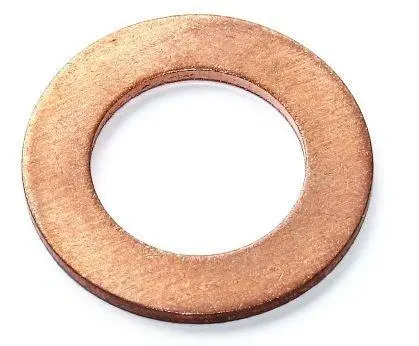 Прокладка болта масляного піддону (14,5x24x1,5) CHEVROLET BLAZER S10, N ISUZU CAMPO, D-MAX I, D-MAX II, D-MAX III, KB, PICKUP, TF, TFR/TFS, TROOPER I, TROOPER II, TROOPER III 1.9D-5.2D 01.83- ELRING 214566 (фото 1)