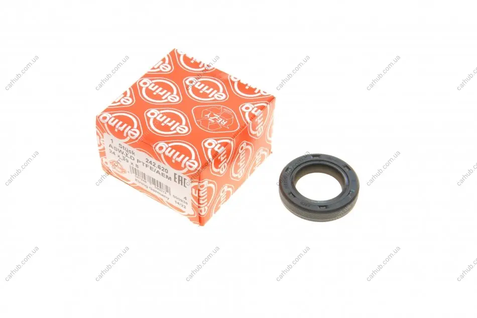 Сальник розподільчого валу (задній) VW Caddy IV 1.0/1.2/1.4TSI 15- (24x39x8) ELRING 242.620 (фото 1)