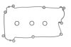 Прокладка кришки клапанів (L) Ford Mondeo 2.5i 24V 94- ELRING 246.090 (фото 1)