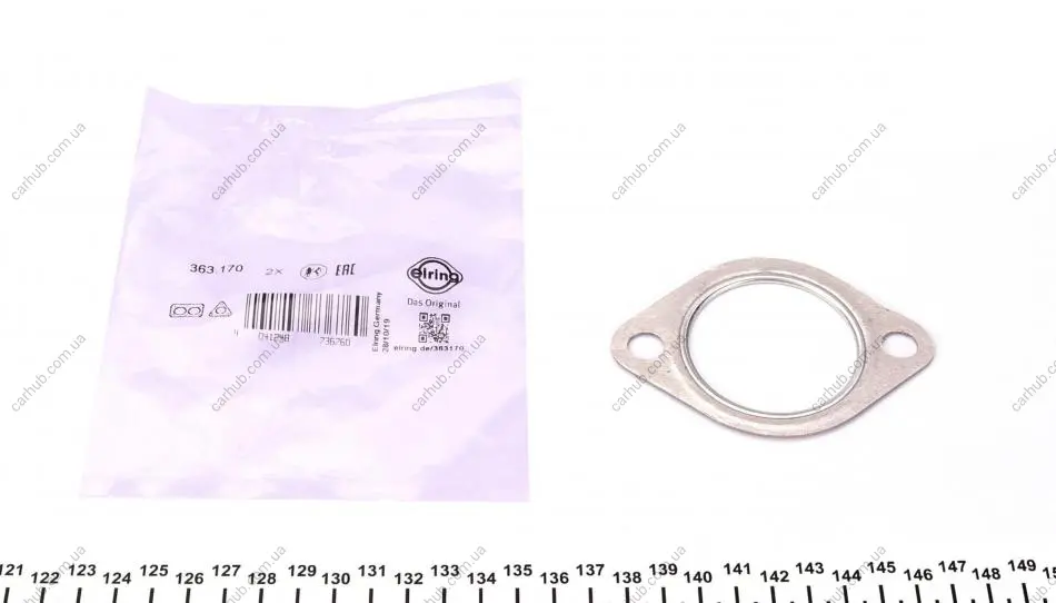 Прокладка труби вихлопної BMW 3 (E46)/5 (E39) 2.0-2.5i 00- ELRING 363.170 (фото 1)