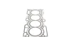 Комплект прокладок (верхній) Nissan Primera/X-Trail 2.0 01-13 ELRING 372.440 (фото 4)