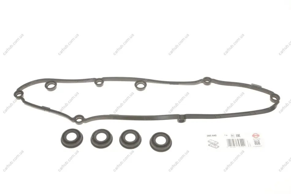 Прокладка кришки клапанів VW Caddy III/IV 1.6TDI 10- (к-кт) ELRING 380.440 (фото 1)