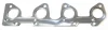 Прокладка колектора випуск Citroen Berlingo / Peugeot Partner 1.4 i 96- ELRING 515.450 (фото 1)