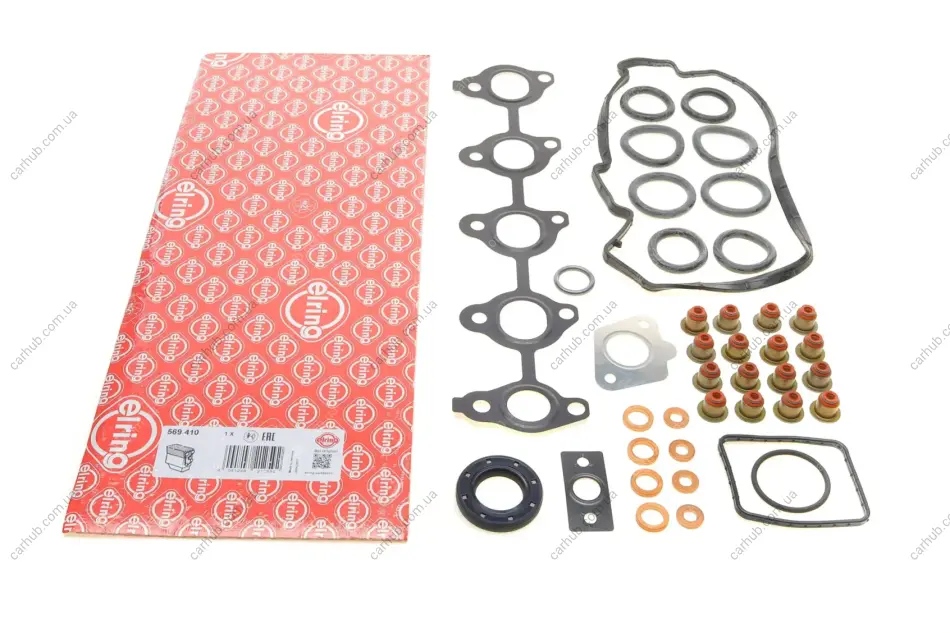 Комплект прокладок (верхній) Citroen Berlingo/Peugeot Partner 1.6 HDi 06- ELRING 569.410 (фото 1)