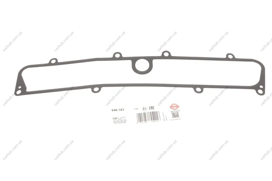 Прокладка корпуса колектора впускного Opel Astra G/Vectra B 2.0/2.2 95-03 ELRING 646.183 (фото 1)