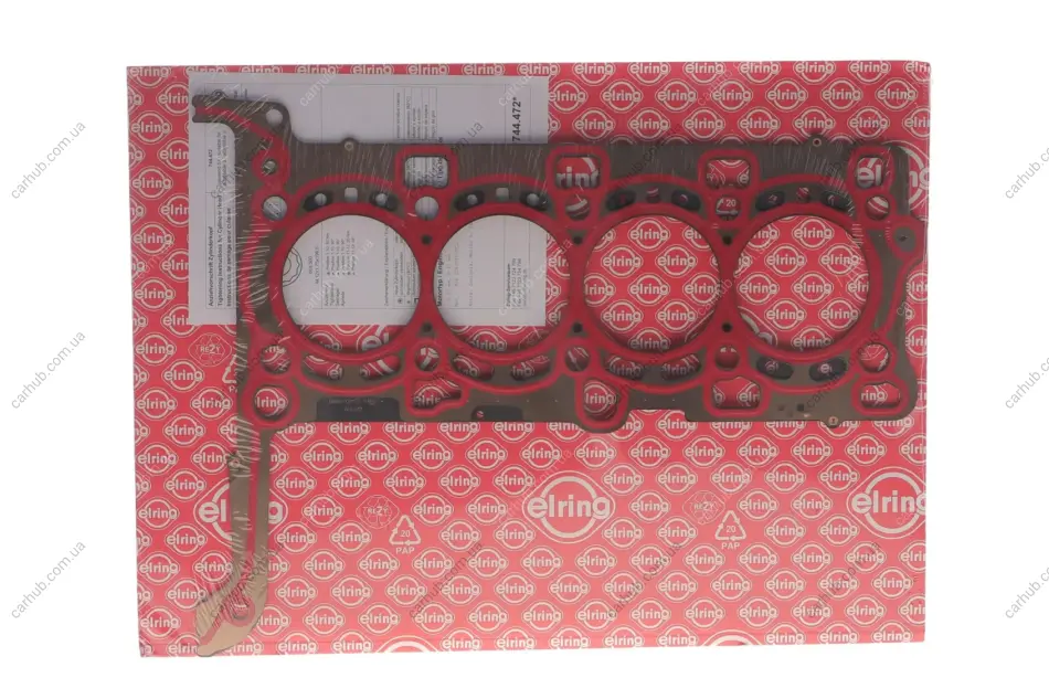 Прокладка ГБЦ Opel Astra J/K/Insignia A/Zafira 1.6 CDTi 13- (1.25mm) (Ø81.00mm) ELRING 744.472 (фото 1)