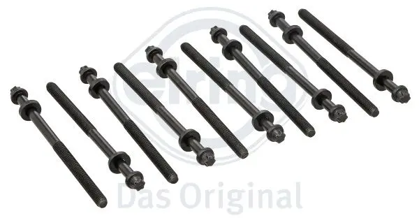 Комплект болтів ГБЦ CITROEN AX, SAXO, XSARA NISSAN MICRA II PEUGEOT 106 I, 106 II ROVER 100 / METRO 1.5D 06.94-07.04 ELRING 758400 (фото 1)