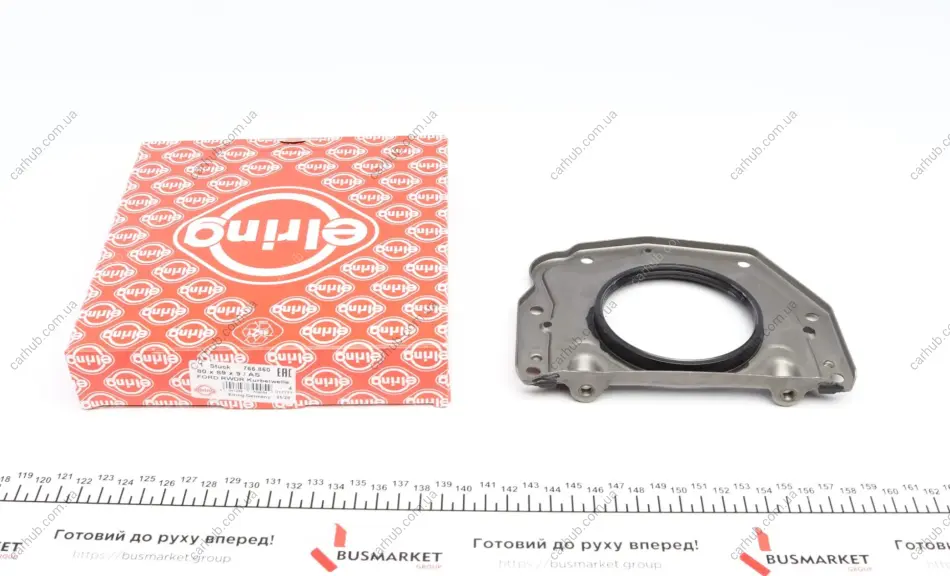 Сальник колінвалу (задній) Ford Fiesta/FocusIII/Mondeo/Connect 1.0 12- (d=80mm) ELRING 765.860 (фото 1)