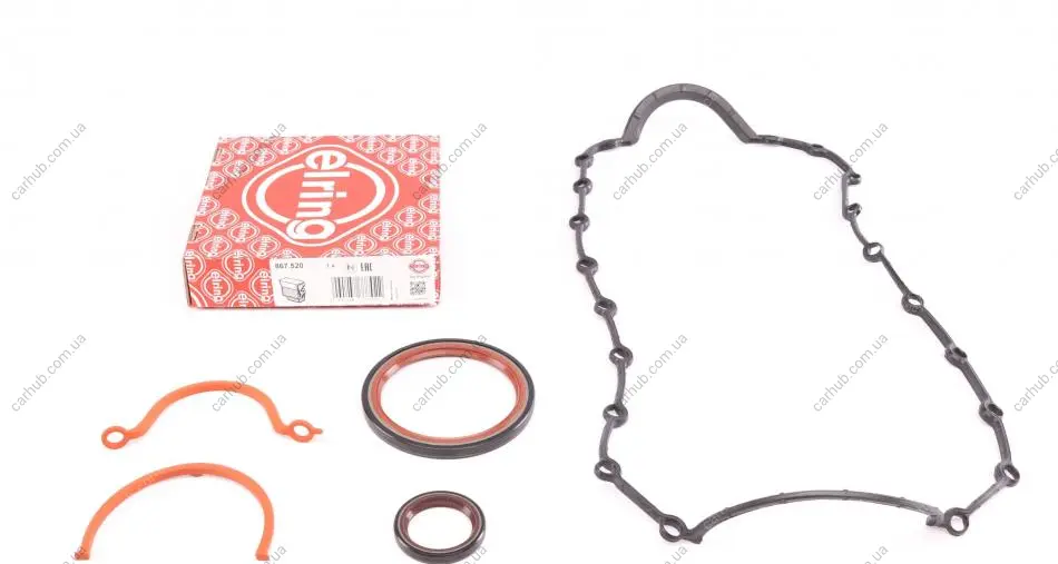 Комплект прокладок (нижній) Renault Kangoo/Clio/Megane 1.4/1.6 88- ELRING 867.520 (фото 1)