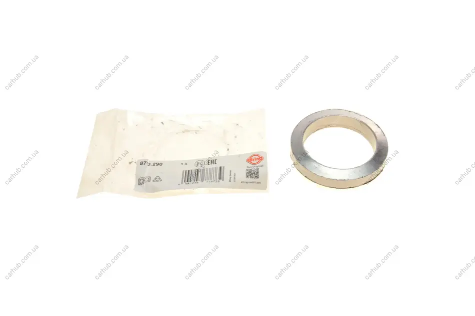 Прокладка труби вихлопної VW T5 1.9 TDI/2.0 TDI/2.5 TDI 06-15/ T6 2.0 TDI 15- (57x76x14) (кільце) ELRING 870.290 (фото 1)