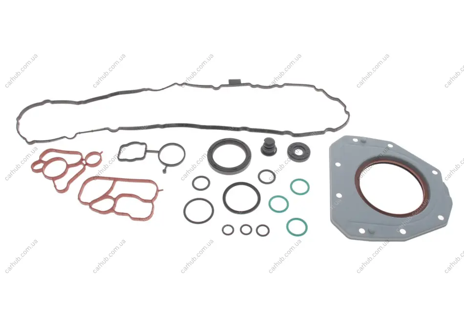 Комплект прокладок (нижній) Audi A4/A5/A6/A7/A8/Q5/Porsche Macan 1.8/2.0 TFSI 07- ELRING 877.340 (фото 1)