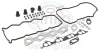 Комплект прокладок двигуна (верх) NISSAN MURANO II, NAVARA, NAVARA NP300, NP300, PATHFINDER III, PICK UP 2.5D 11.01- ELRING 903770 (фото 1)