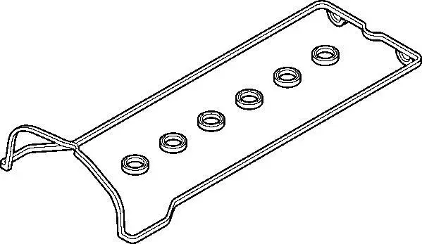 Прокладка клапанної кришки (к-кт) Mercedes Benz W124/140 M104 88- ELRING 915.114 (фото 1)