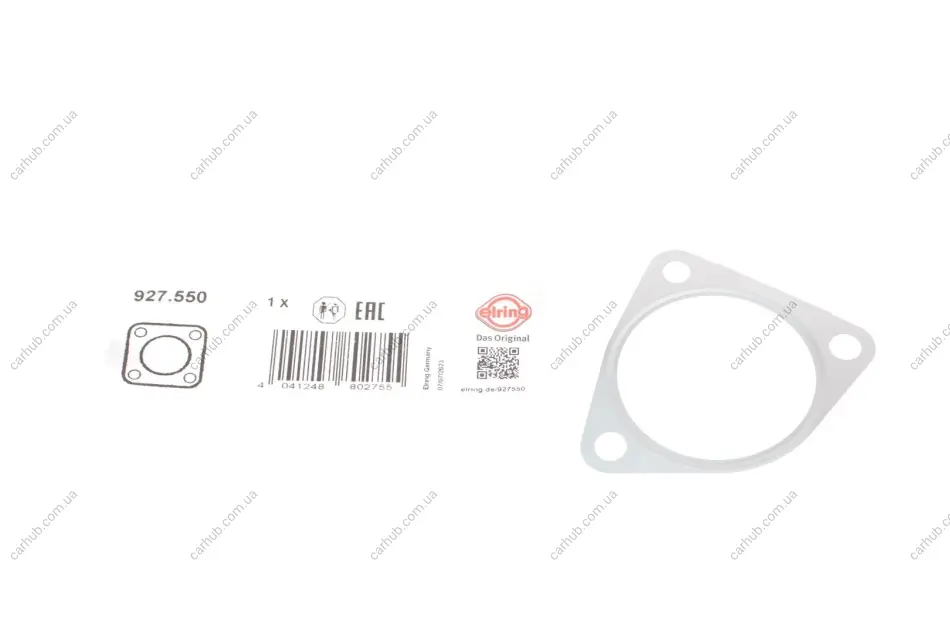 Прокладка клапана EGR Renault Trafic/Opel Vivaro 2.2/2.5 dCi 01- ELRING 927.550 (фото 1)