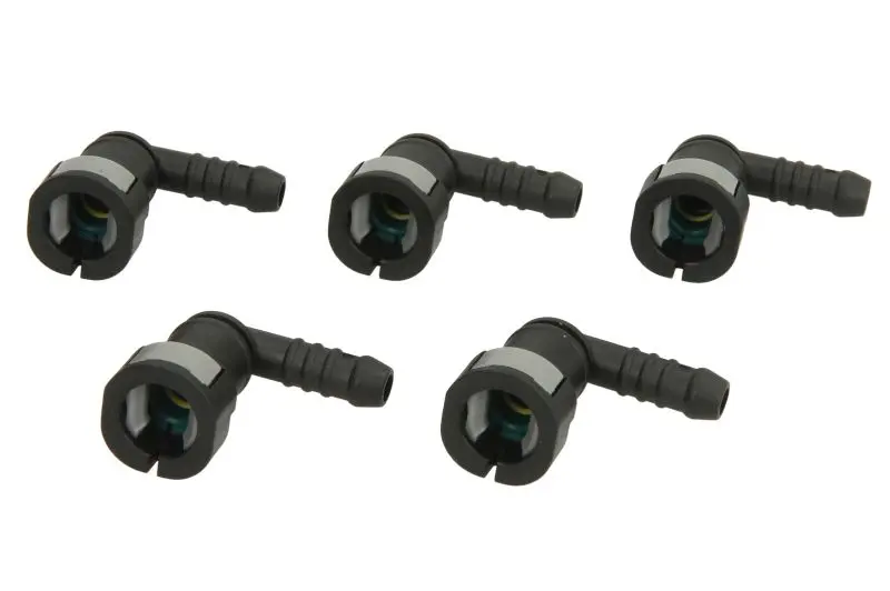 (EN) Cable quick-coupler (кутове дюйм., гума без ущільнюючого кільця, діаметр патрубка: 7,89мм, ID 7,5 7,5мм, ціна за 5шт) ENGITECH ENT250101 (фото 1)