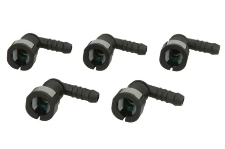(EN) Cable quick-coupler (кутове дюйм., гума без ущільнюючого кільця, діаметр патрубка: 7,89мм, ID 7,5 7,5мм, ціна за 5шт) ENGITECH ENT250101