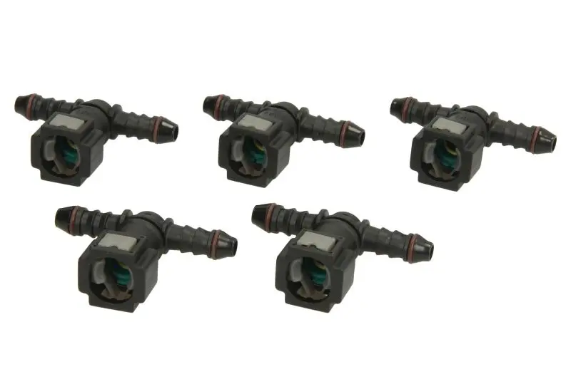 (EN) Cable quick-coupler (тристоронній дюймовий, (EN) in-line (EN) tekalan/tekalan with o-rings, діаметр патрубка: 7,89мм, ID 6 6мм x 8мм, ціна за 5шт) ENGITECH ENT250103 (фото 1)