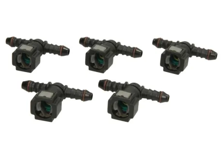 (EN) Cable quick-coupler (тристоронній дюймовий, (EN) in-line (EN) tekalan/tekalan with o-rings, діаметр патрубка: 7,89мм, ID 6 6мм x 8мм, ціна за 5шт) ENGITECH ENT250103