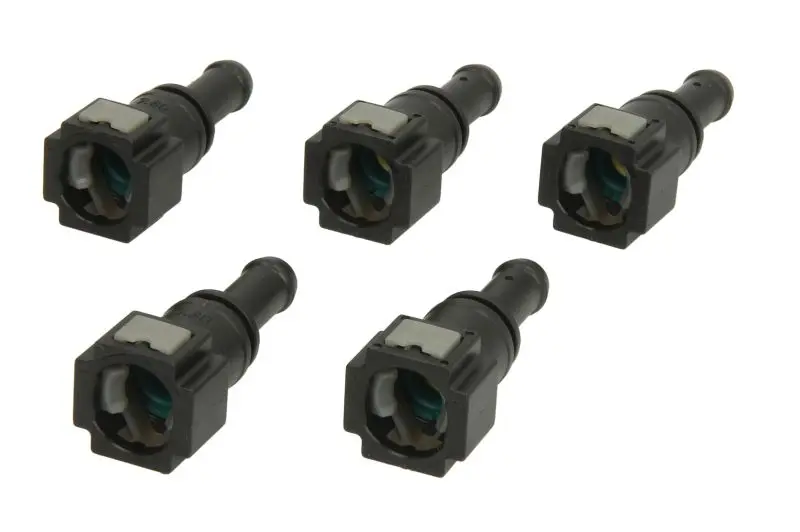 (EN) Cable quick-coupler (просте метричне, гума без ущільнюючого кільця, діаметр патрубка: 8мм, ID 7,5 7,5мм, ціна за 5шт) ENGITECH ENT250104 (фото 1)