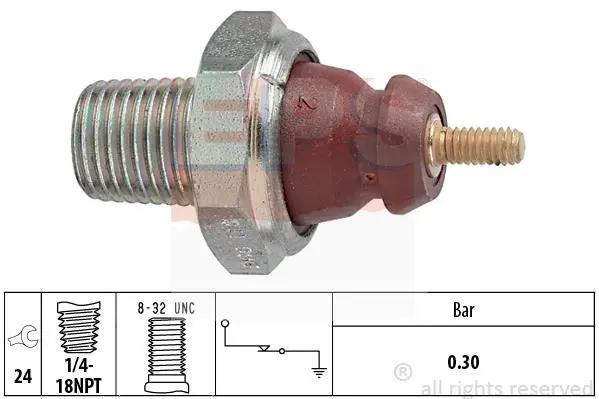 Датчик тиску оливи Ford Transit 2.0-2.9/2.5 DI/TD 94- EPS 1.800.011 (фото 1)
