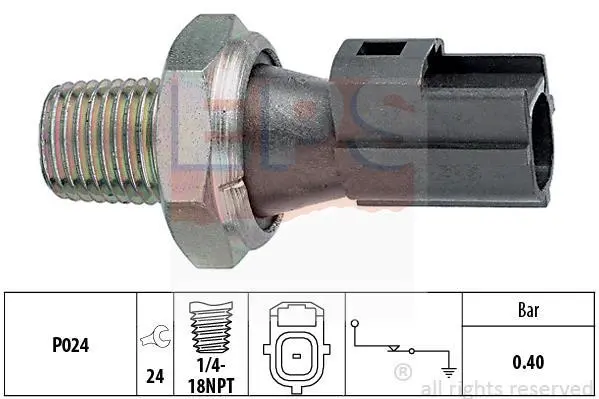 Датчик тиску оливи Ford Transit 00-/Cirtoen Jumper/Peugeot Boxer 1.3/1.6/1.8/1.8D2.2 HDi 95- EPS 1.800.145 (фото 1)