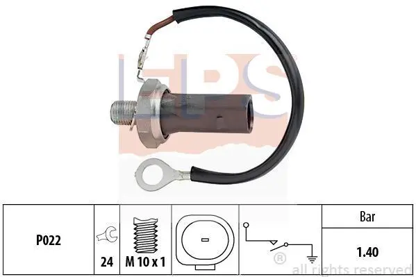 Датчик тиску оливи VW Golf V 2.0FSi/GTi 04-09 (1.40 bar) (з кабелем) EPS 1.800.159 (фото 1)