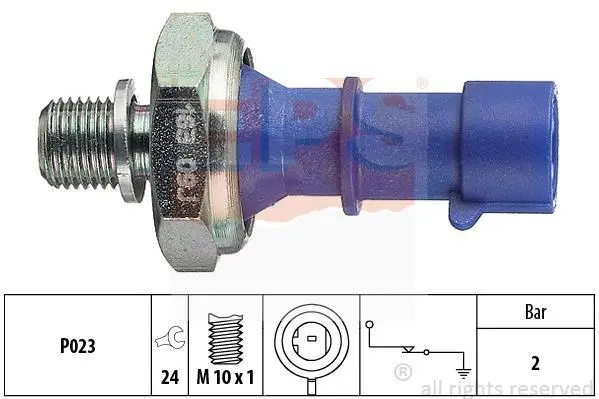 Датчик тиску оливи Opel Combo/Astra/Vectra/Corsa 1.0-1.8 96- (M10x1) EPS 1.800.163 (фото 1)