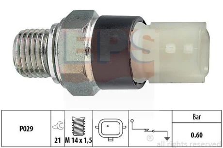Датчик тиску оливи Opel Movano 2.2/2.5dCi 00- EPS 1.800.178