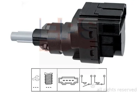Датчик педалі гальма VW Caddy III 1.9TDi 05-10 (4 конт.) EPS 1.810.228