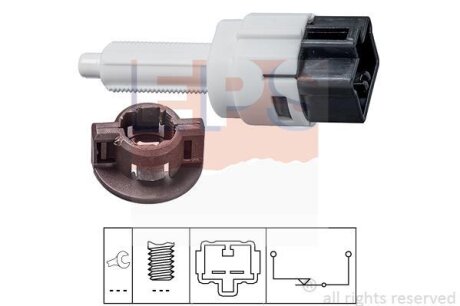 Датчик педалі гальма Mitsubishi Lancer 1.3-2.0 03-13/Pajero 2.5-3.2D 00- EPS 1.810.281