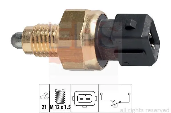 Датчик увімкнення заднього ходу BMW 3/5/6/7 -16 (M12x1.5) (наружні конт.) EPS 1.860.131 (фото 1)
