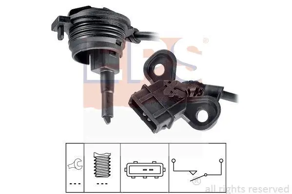 Датчик увімкнення заднього ходу VW Passat/Audi A4/A6 96-08 EPS 1.860.195 (фото 1)