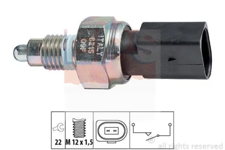 Датчик увімкнення заднього ходу VW T5/Caddy EPS 1.860.215