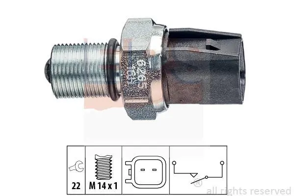 Датчик увімкнення заднього ходу Ford Transit 2.0-3.2TDCi 00-14 (M14x1) EPS 1.860.265 (фото 1)