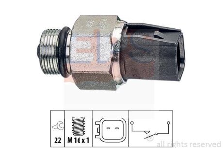 Датчик увімкнення заднього ходу Ford Transit 2.2-3.2TDCi 06-14 (M16x1) EPS 1.860.267