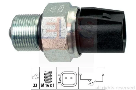 Датчик увімкнення заднього ходу Ford Transit 2.0-2.4TDE 00-06 (M16x1) EPS 1.860.321