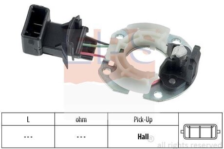 Датчик положення колінчастого вала VW Caddy II 95-05/T3/T4 -03 EPS 1.906.223