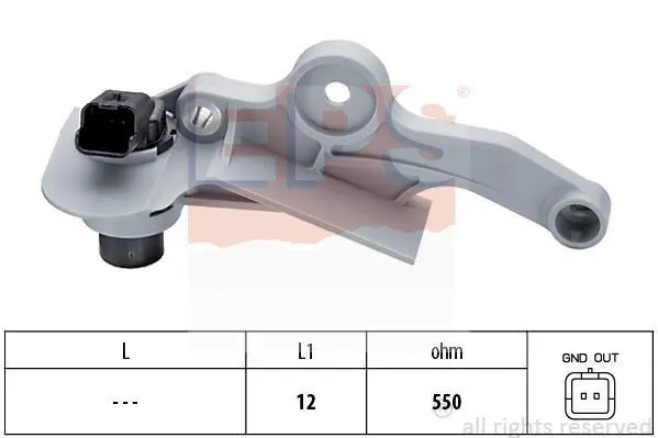 Датчик положення колінвалу Citroen C3/C4/Peugeot 206/306/307 1.4/1.6 16V 00- EPS 1.953.299 (фото 1)