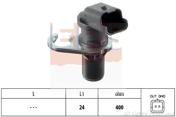 Датчик положення колінвалу Citroen Berlingo 1.9D/2.0HDi 98- EPS 1.953.303 (фото 1)