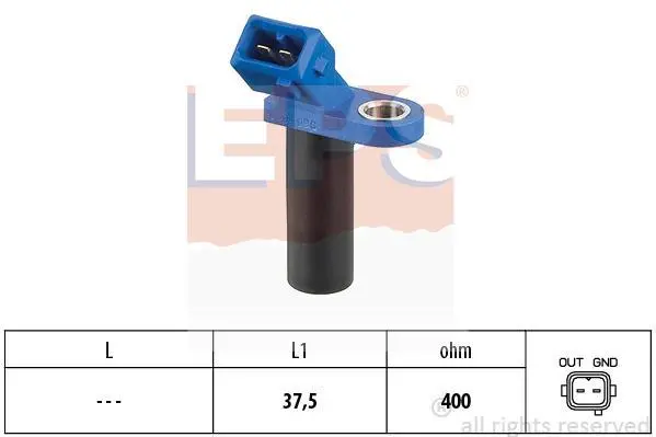 Датчик положення колінвалу Ford C-MAX/Focus 1.3-1.6 i 03-/Volvo C30/S40/V50 1.6 i 05-12 EPS 1.953.304 (фото 1)