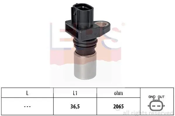 Датчик положення колінвалу Mini (R50/R53) 03-06/Nissan X-Trail 2.2 Di 01-05 EPS 1.953.417 (фото 1)