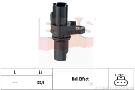 Датчик положення колінвалу Ford Transit 2.2-2.4 TDCI 06- EPS 1.953.745