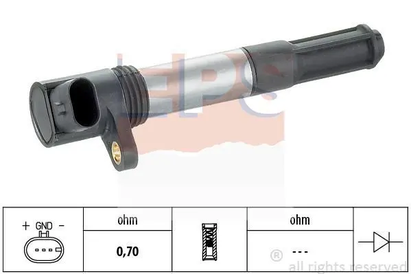 Котушка запалювання Iveco Daily IV/Opel Combo/Fiat Ducato 1.4-3.0 09- EPS 1.970.442 (фото 1)