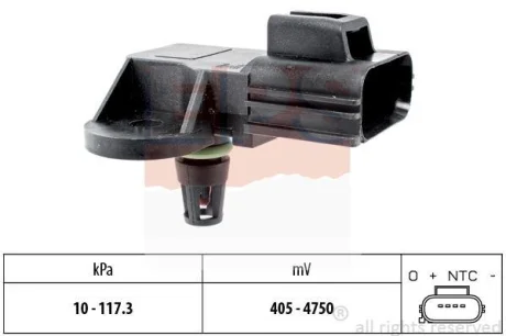 Датчик тиску наддува Ford Transit 2.3 16V/2.2TDCi 06-14 EPS 1.993.100