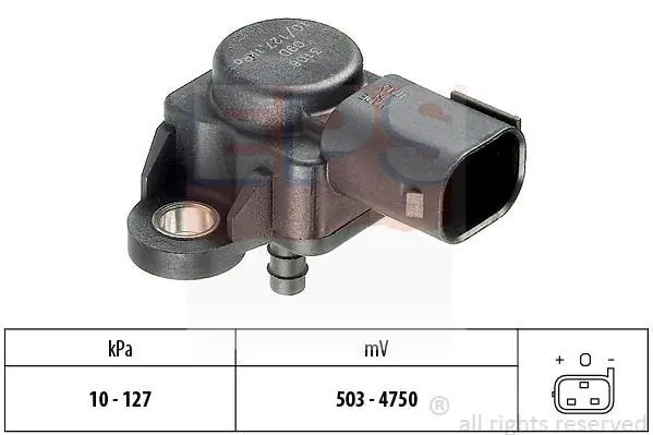 Датчик тиску наддува MB Sprinter 906/Vito (W639) 03-/VW Crafter 30-50 06- EPS 1.993.106 (фото 1)