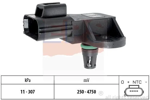 Датчик тиску наддува Ford Transit 2.2/2.4/3.2TDCi/Peugeot Boxer 2.2HDi 06- EPS 1.993.205 (фото 1)