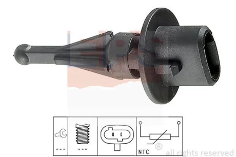 Датчик температури впуску повітря Toyota Rav 4 2.0 94-00/Mazda 3 2.0-2.2 06- EPS 1.994.010